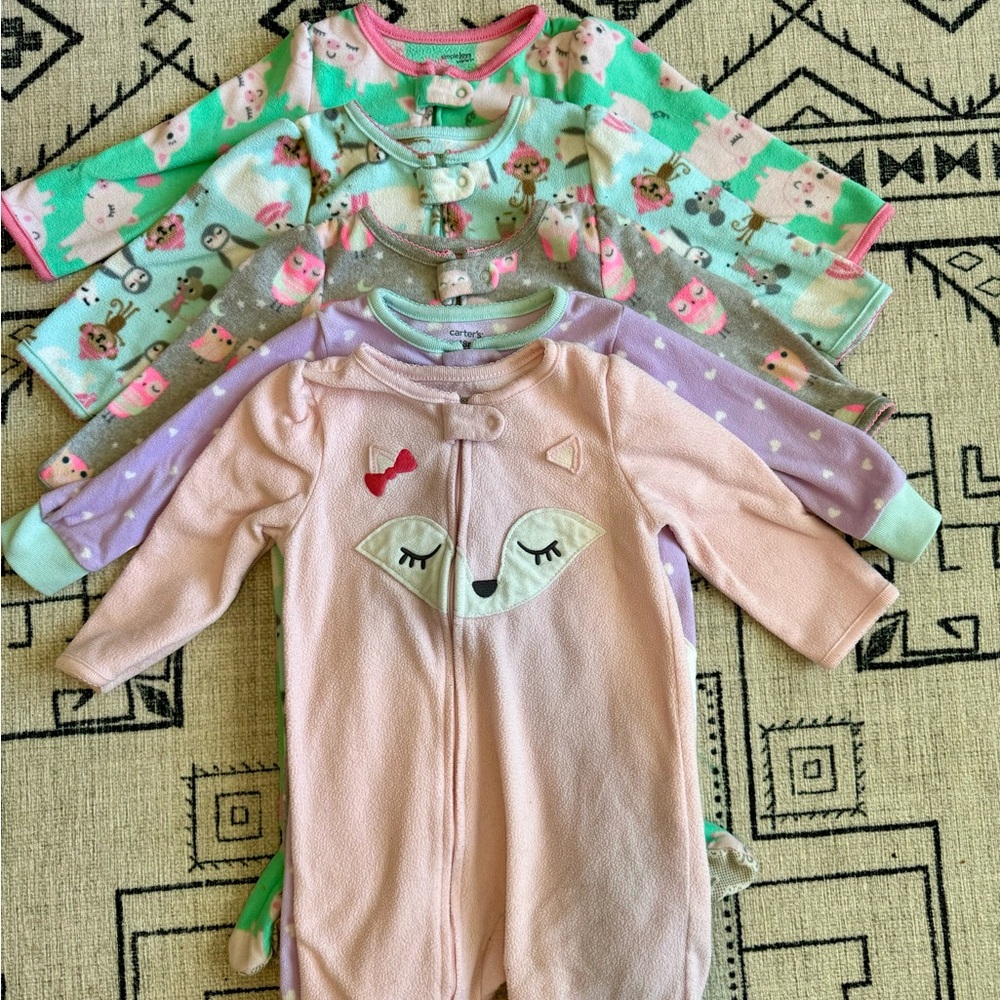 CARTERS Fleece Jammie Bundle 18M
